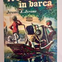 Libro vintage Tre uomini in barca
