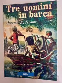 Libro vintage Tre uomini in barca