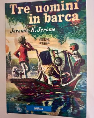 Libro vintage Tre uomini in barca