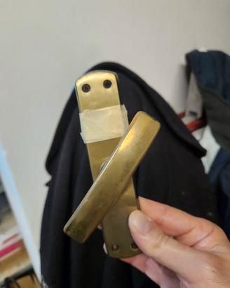 maniglie ottone e ferma persiane 