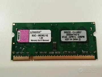 Memoria x Notebook DDR2