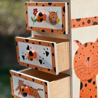 Cassettiera di legno porta oggetti