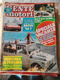riviste anni '80 gente motori