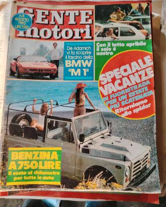 riviste anni '80 gente motori