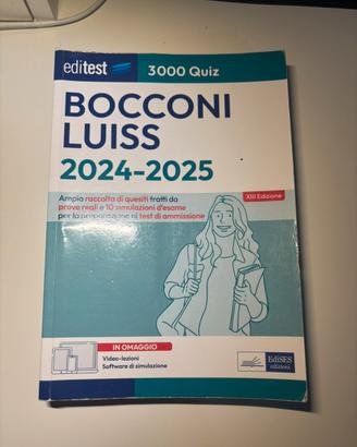 Eserciziario per test d’ingresso Luiss-Bocconi