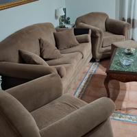  divano a letto 3 posti con 2 poltrone