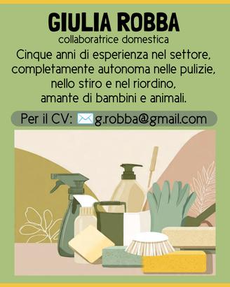 Collaboratrice domestica con esperienza 