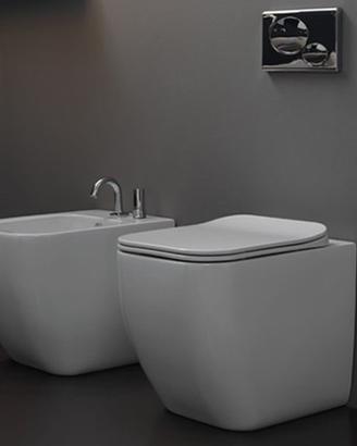 Sanitari filo parete squadrati - Sanitari