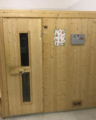 SAUNA FINLANDESE TYLÖ IN LEGNO GIÀ SMONTATA