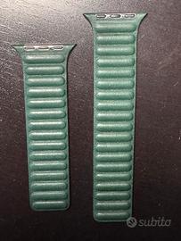 Apple Watch 7 Cinturino originale maglie in pelle