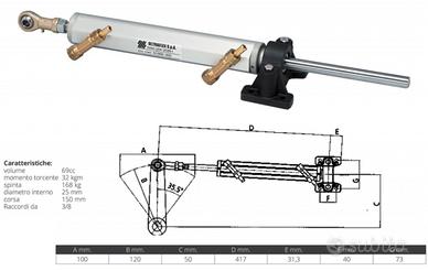 Cilindro timoneria Ultraflex UC69-I