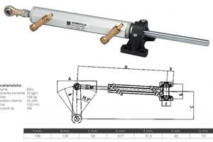 Cilindro timoneria Ultraflex UC69-I