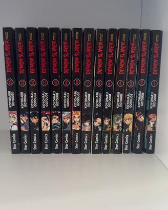Demon Slayer manga vol. 1-14 Star Comics