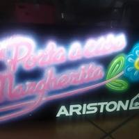 Insegna Luminosa Anni 80 Margherita Ariston 