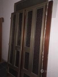 portoncino ingresso in alluminio