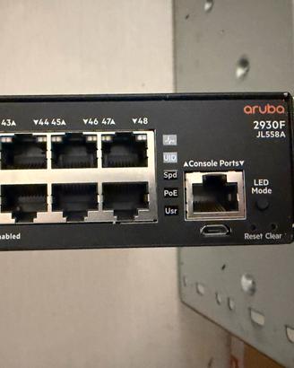 Aruba Switch 2930F 48 porte POE