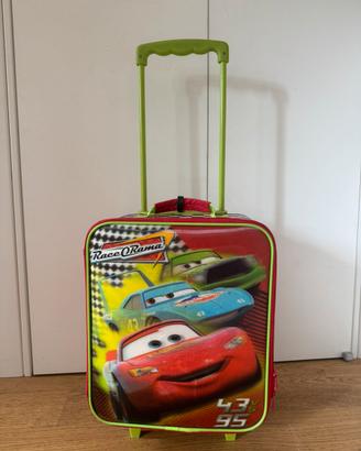 Valigia Trolley bambini Cars vintage