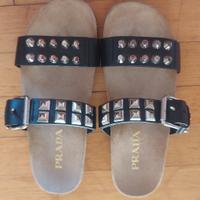 Sandali in pelle Prada nuovi originali