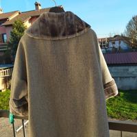 giacca donna con polsini e collo pelo