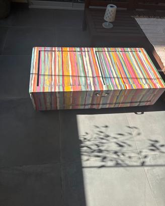 Tavolino/ baule vintage stile Paul Smith