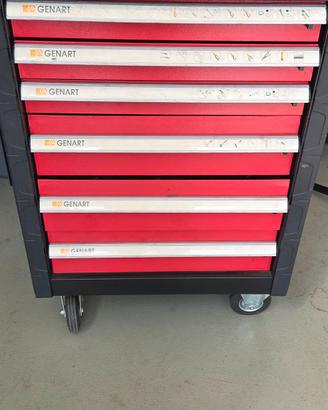 Carrello officina set 3 cassetti GENART
