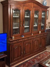 Splendida  Credenza/ Vetrina  Classica a 4 Ante