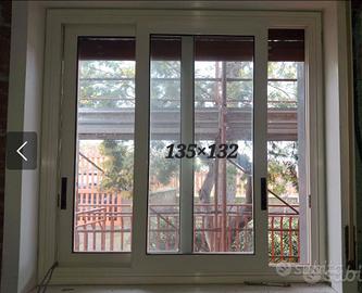 Infissi in alluminio bianco