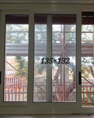 Infissi in alluminio bianco