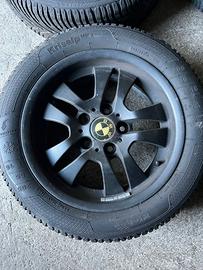 4 cerchi r16 BMW + gomme invernali