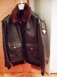 Giubbotto pelle con Stemmi