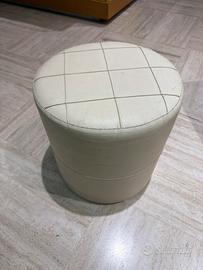 Puff in 100% vera pelle