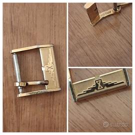 Longines fibbia placcata oro 14 mm