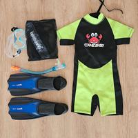 Kit snorkeling per bambino 8/10 anni