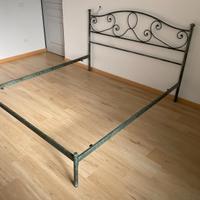 giro letto matrimoniale in ferro battuto 