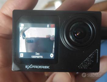 ActionCam 4K dual display WiFi impermeabile 40m