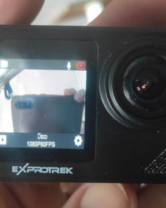 ActionCam 4K dual display WiFi impermeabile 40m