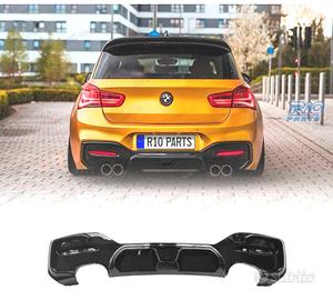 DIFFUSORE BMW F20 LCI 15- LOOK CS NERO LUCIDO