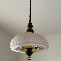 Lampadario vintage a neon .