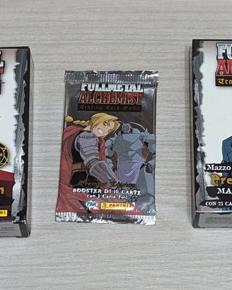 Fullmetal Alchemist Trading Cards 2 mazzi+bustina