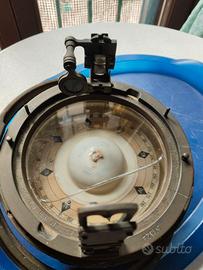 BUSSOLA grande ottone antica M.M. fine 800