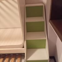 Titolo: Letto a castello 3 in 1 con scaletta conte