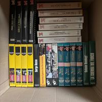 VHS, audiocassette e DVD