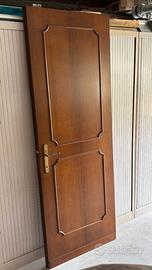 Porte interne legno noce 80x210 con sopraluce