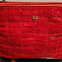 Borsa in pelle rossa Zenith 