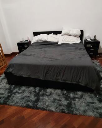 letto Ikea con materasso Emma (200x180)