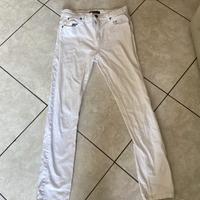 jeans bianchi modello skinny/slim/straight Xs