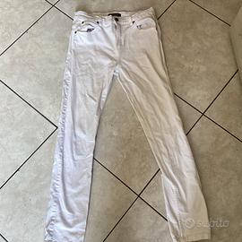 jeans bianchi modello skinny/slim/straight Xs
