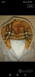 Felpa Burberry grigia