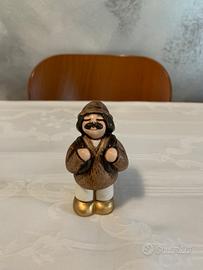 Pastore nature con gerla presepe classico thun