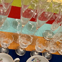 PREGIATOservizioNR11FLUT/CALICIcristalloBOEMIAxxSE